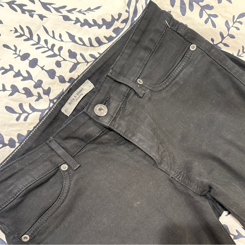 Rich & Skinny Black Jeans
